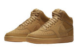 NNEKG Mens Court Vision Mid Casual Shoes (Flax Flax Gum Light Brown Twine Size 8.5 US)