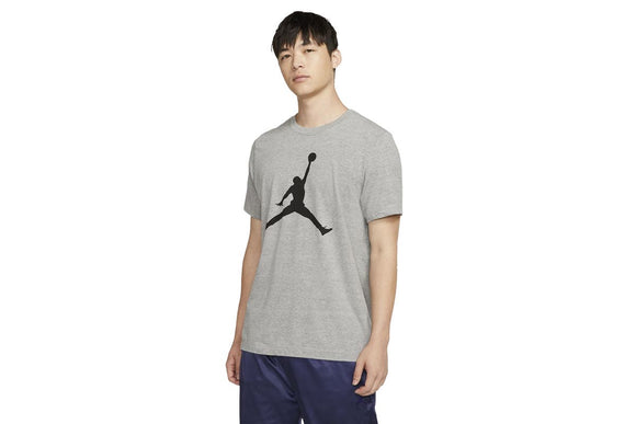 NNEKG Mens Jordan Jumpman Short Sleeve Crew Tee (Carbon Heather Black Size XL)