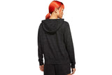 NNEKG Womens Sportswear Vintage Gym Jersey Full Zip Hoodie (Black Sail Size M)