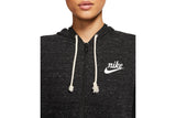 NNEKG Womens Sportswear Vintage Gym Jersey Full Zip Hoodie (Black Sail Size M)