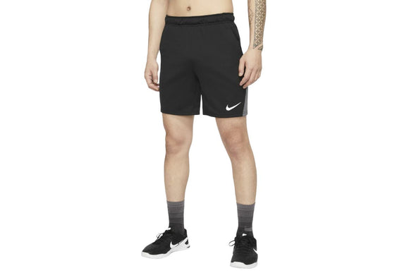 NNEKG Mens Dri FIT Knit Train Shorts (Black Iron Grey White Size 2XL)