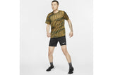 NNEKG Mens Dri FIT Knit Train Shorts (Black Iron Grey White Size XL)