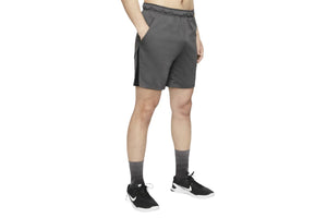 NNEKG Mens Dri FIT Knit Train Shorts (Iron Grey Black Black Size 2XL)