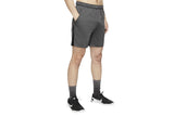 NNEKG Mens Dri FIT Knit Train Shorts (Iron Grey Black Black Size 2XL)