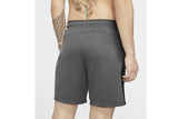 NNEKG Mens Dri FIT Knit Train Shorts (Iron Grey Black Black Size 2XL)