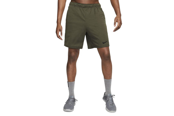 NNEKG Mens Dri FIT Knit Train Shorts (Rough Green Sequoia Black Size M)