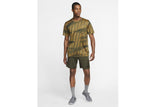 NNEKG Mens Dri FIT Knit Train Shorts (Rough Green Sequoia Black Size L)