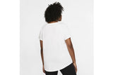 NNEKG Womens Sportswear Essential Futura Plus Tee (White Black Size 1X)