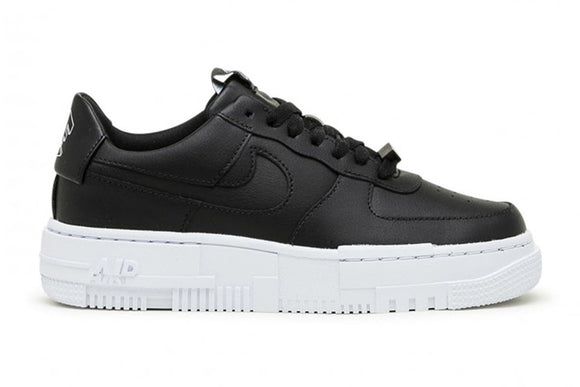 NNEKG Womens AF1 Pixel Shoe (Black White Black Black Size 6.5 US)