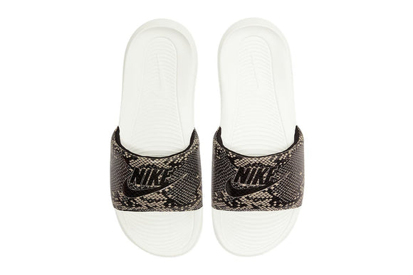 NNEKG Womens Victori One Slide Print Casual Slides (Desert Sand Black Summit White Size 8.5 US)