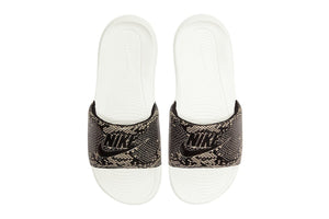 NNEKG Womens Victori One Slide Print Casual Slides (Desert Sand Black Summit White Size 6.5 US)