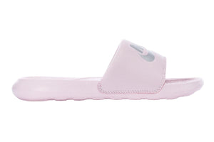 NNEKG Womens Victori One Slides (Barely Rose Metallic Silver Barely Rose Size 9 US)