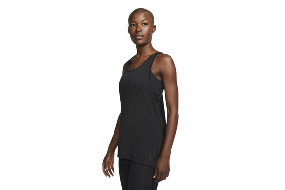 NNEKG Womens Yoga Layer Tank (Black Dark Smoke Grey Size L)