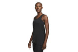 NNEKG Womens Yoga Layer Tank (Black Dark Smoke Grey Size L)