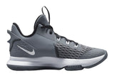 NNEKG Mens Lebron Witness V Basketball Shoes (Cool Grey White Black Size 11.5 US)