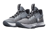 NNEKG Mens Lebron Witness V Basketball Shoes (Cool Grey White Black Size 11.5 US)
