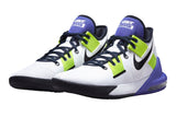 NNEKG Mens Air Max Impact 2 Basketball Shoes (White Black Indigo Burst Volt Dark Obsidian Size 9.5 US)