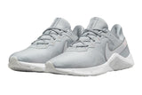 NNEKG Womens Legend Essential 2 Training Shoes (Grey Fog Metallic Pewter Pale Coral White Size 7.5 US)