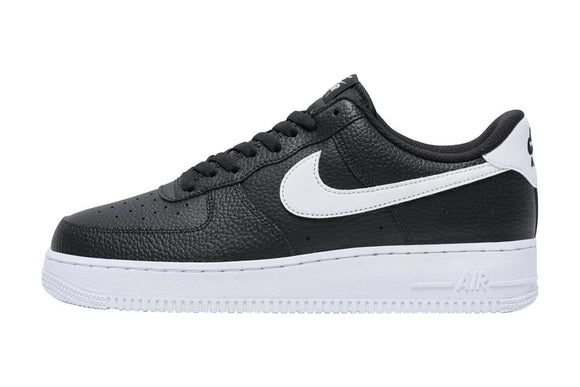 NNEKG Mens Air Force 1 Low Shoe (Black White Size 8 US)