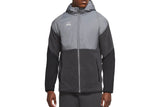 NNEKG Mens FC AWF Woven Hooded Jacket (Dark Smoke Grey Smoke Grey Reflective Silver Size M)