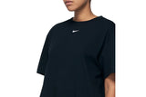 NNEKG Womens Sportswear Essential Boyfriend Short Sleeve Top (Black White Size L)