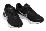 NNEKG Womens ReRun 2 Running Shoes (Black White Dark Smoke Grey Size 9 US)