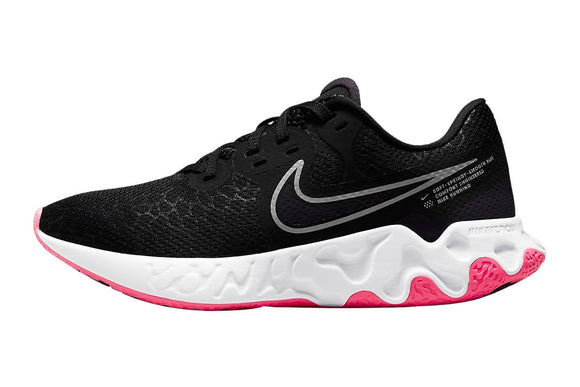 NNEKG Womens ReRide 2 Running Shoes (Black Cave Purple Hyper Pink Grey Fog White Size 9.5 US)