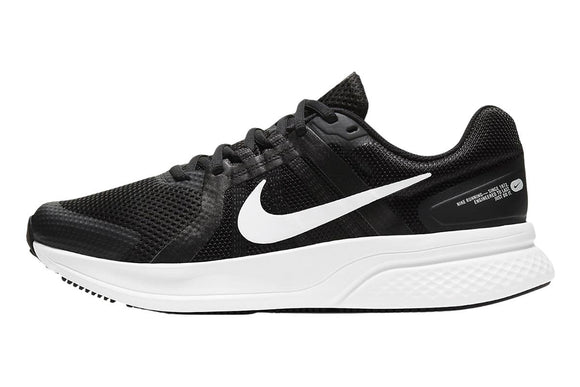 NNEKG Mens Run Swift 2 Running Shoes (Black White Dark Smoke Grey Size 13 US)