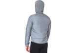 NNEKG Mens Aerolayer Running Jacket (Smoke Grey Reflective Silver Size XL)