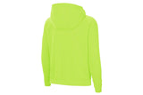 NNEKG Womens Sportswear Swoosh Fleece Brushed Back Hoodie (Volt Black Size S)