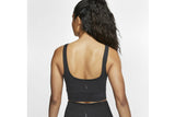 NNEKG Womens The Yoga Luxe Crop Tank (Black Dark Smoke Grey Size L)