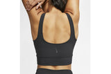 NNEKG Womens The Yoga Luxe Crop Tank (Black Dark Smoke Grey Size S)