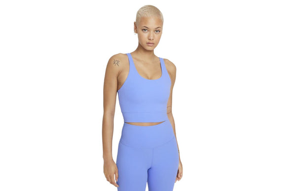 NNEKG Womens The Yoga Luxe Crop Tank (Royal Pulse Aluminium Size M)