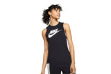 NNEKG Womens Sportswear Futura Muscle Tank (Black White Size L)