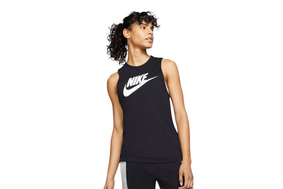 NNEKG Womens Sportswear Futura Muscle Tank (Black White Size M)