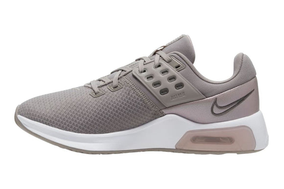 NNEKG Womens Air Max Bella TR 4 Running Shoes (College Grey Metallic Pewter Pale Coral White Pink Oxford Size 11 US)