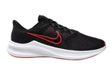 NNEKG Mens Downshifter 11 Running Shoes (Black University Red White Dark Smoke Grey Size 12 US)