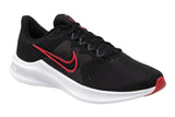 NNEKG Mens Downshifter 11 Running Shoes (Black University Red White Dark Smoke Grey Size 13 US)