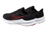 NNEKG Mens Downshifter 11 Running Shoes (Black University Red White Dark Smoke Grey Size 12 US)