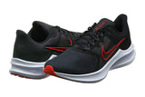 NNEKG Mens Downshifter 11 Running Shoes (Black Univ Red White Dk Smoke Grey Size 7.5 US)
