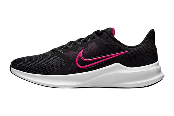 NNEKG Womens Downshifter 11 Running Shoes (Black Fireberry Dark Smoke Grey White Size 10 US)