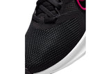 NNEKG Womens Downshifter 11 Running Shoes (Black Fireberry Dark Smoke Grey White Size 8.5 US)