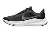 NNEKG Womens Winflo 8 Running Shoes (Black White Dark Smoke Grey Light Smoke Grey Size 8 US)