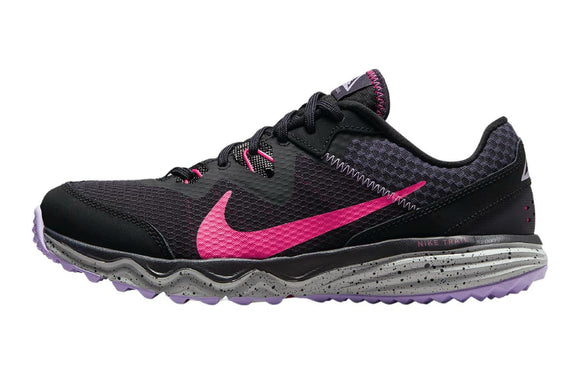 NNEKG Womens Juniper Trail Running Shoes (Black Hyper Pink Cave Purple Lilac Light Smoke Grey Size 7.5 US)