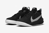 NNEKG Boys Team Hustle D 10 GS Basketball Shoes (Black Metallic Silver Vo Light White Size 7Y US)
