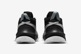 NNEKG Boys Team Hustle D 10 GS Basketball Shoes (Black Metallic Silver Vo Light White Size 7Y US)