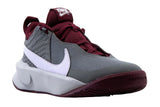 NNEKG Girls Team Hustle D 10 GS Basketball Shoes (Smoke Grey Pure Violet Dark Beetroot Light Smoke Green Size 5Y US)