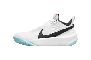 NNEKG Kids Team Hustle D 10 Grade School Running Shoes (White Black Photon Dust Magic Ember Size 6 US)