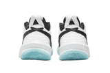 NNEKG Kids Team Hustle D 10 Grade School Running Shoes (White Black Photon Dust Magic Ember Size 7 US)