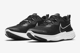 NNEKG Mens React Miler 2 Running Shoes (Black White Smoke Grey Size 9.5 US)